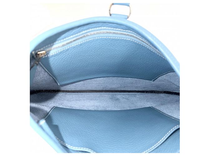 Hermès Borsa a tracolla Hermes Trim 35 Blu - vista 4