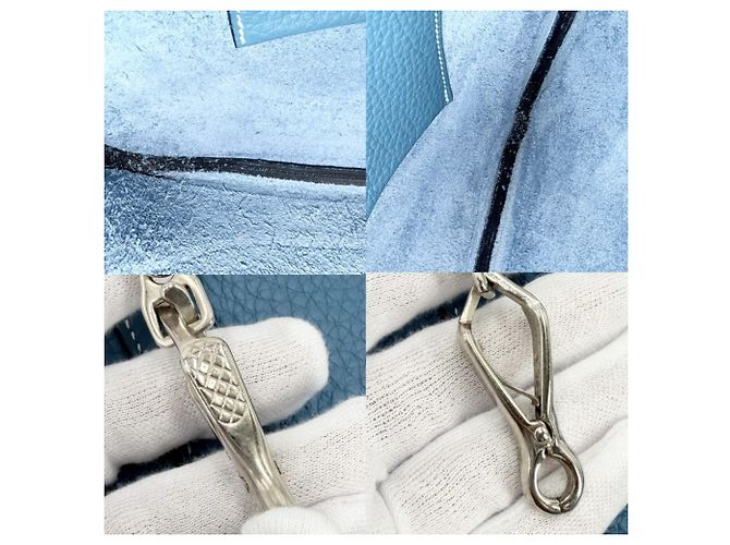 Hermès Borsa a tracolla Hermes Trim 35 Blu - vista 8