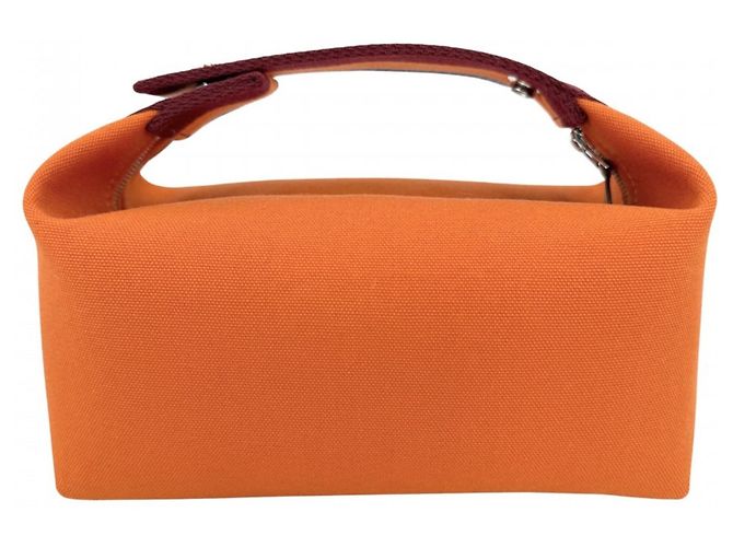 Hermès Borsa Hermes Bride à Black H Pavillon PM Arancione - vista 2