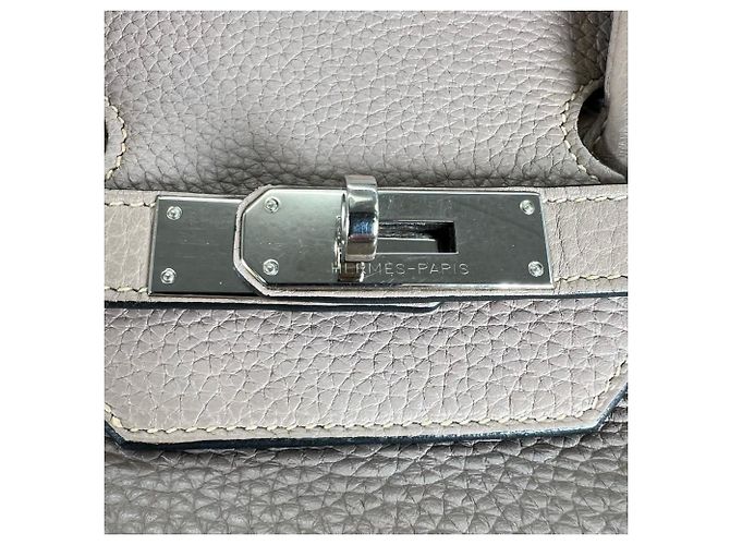 Hermès Hermes Birkin 35 Handtasche Beige - Ansicht 12