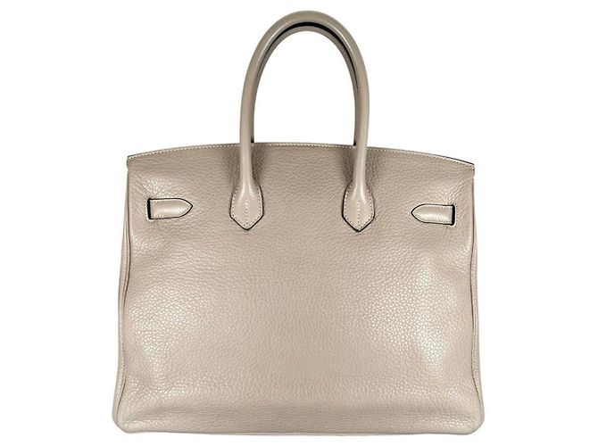 Hermès Hermes Birkin 35 Handtasche Beige - Ansicht 2