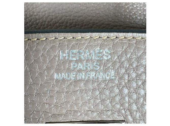 Hermès Hermes Birkin 35 Handtasche Beige - Ansicht 4