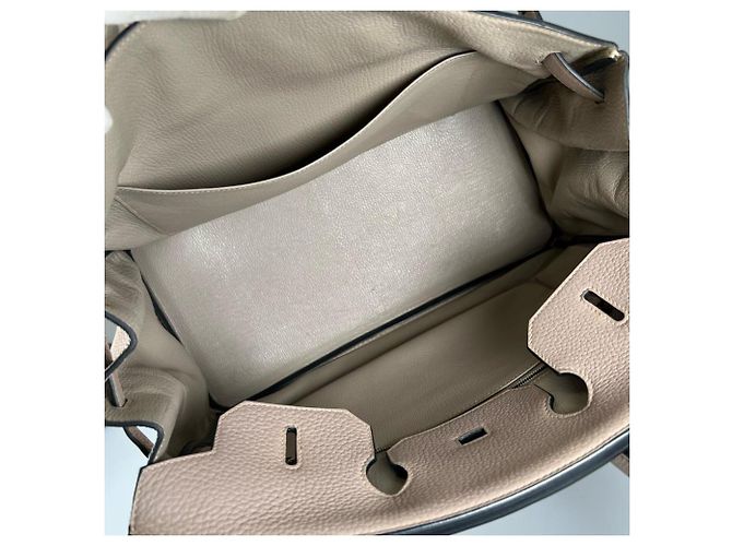 Hermès Hermes Birkin 35 Handtasche Beige - Ansicht 5