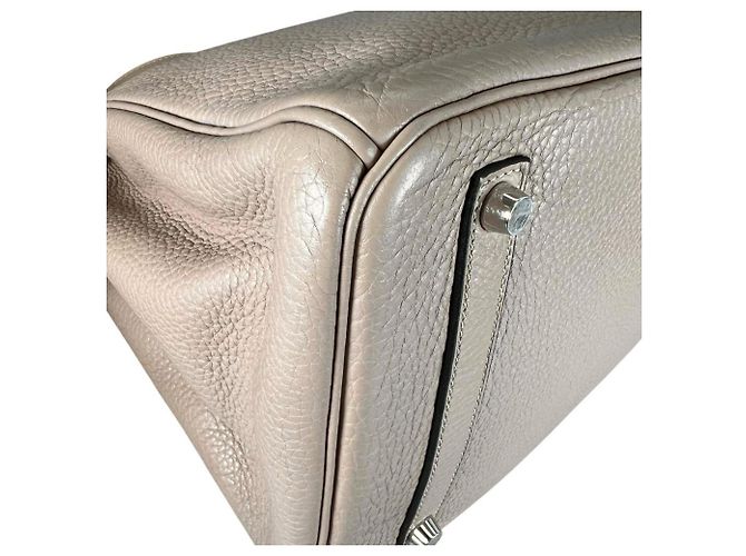 Hermès Hermes Birkin 35 Handtasche Beige - Ansicht 8