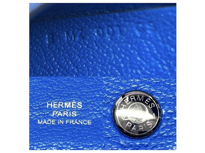Hermès Cartera/Monedero Hermes Calvi Duo Azul - vista 4