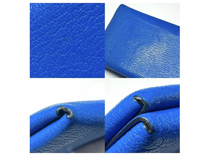 Hermès Cartera/Monedero Hermes Calvi Duo Azul - vista 5