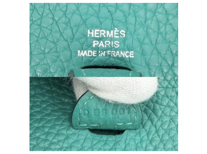 Hermès Borsa a tracolla Hermes Evelyne TPM Verde - vista 5