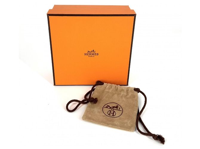 Hermès Portachiavi Hermes Bijou de Sac Kelly Doll Bag Charm Arancione Giallo - vista 9