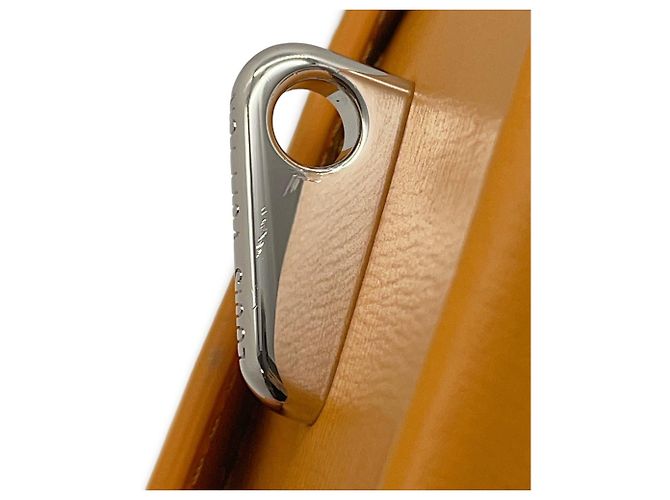 Clutch in pelle zafferano Louis Vuitton D'oro - vista 16