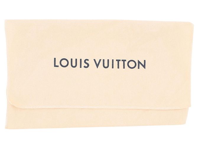 Clutch in pelle zafferano Louis Vuitton D'oro - vista 18
