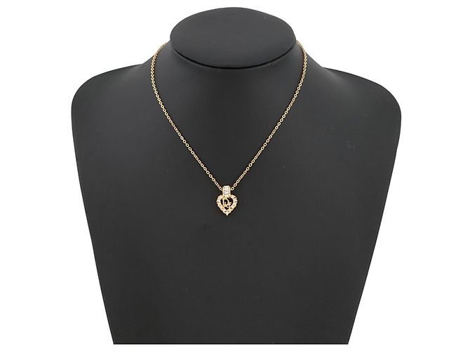 Collana Christian Dior Cuore D'oro - vista 4