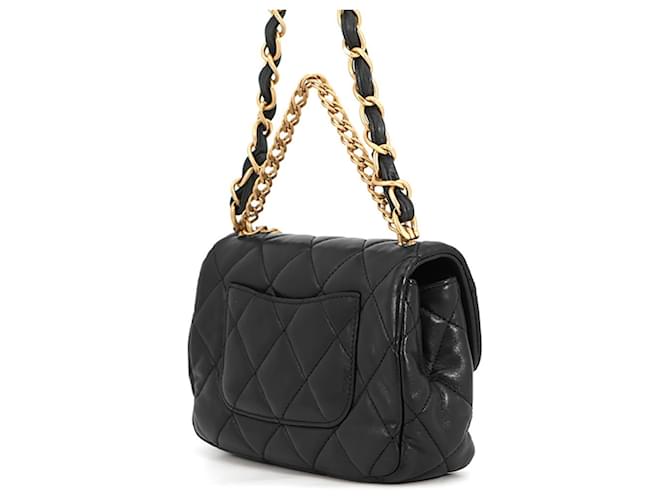 Chanel Chain Shoulder Bag Schwarz - Ansicht 2