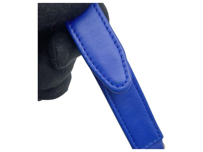 Borsa a tracolla Chanel Boy Small Matelassé Blu - vista 10