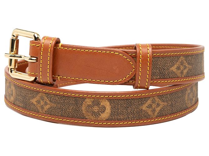 Louis Vuitton Brown Monogram Tisse Belt - view 2