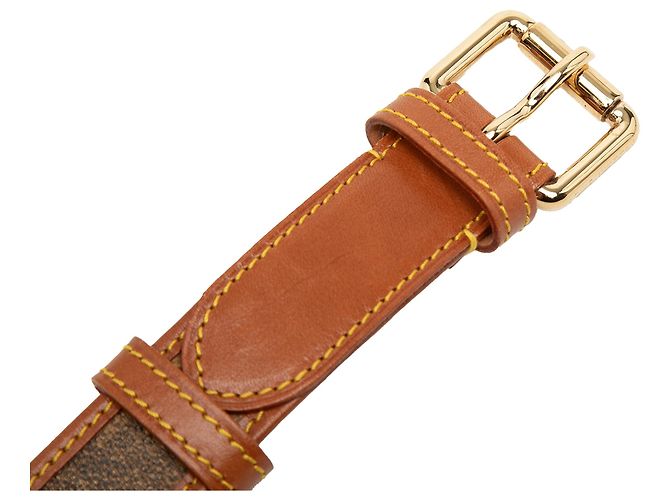 Louis Vuitton Brown Monogram Tisse Belt - view 6