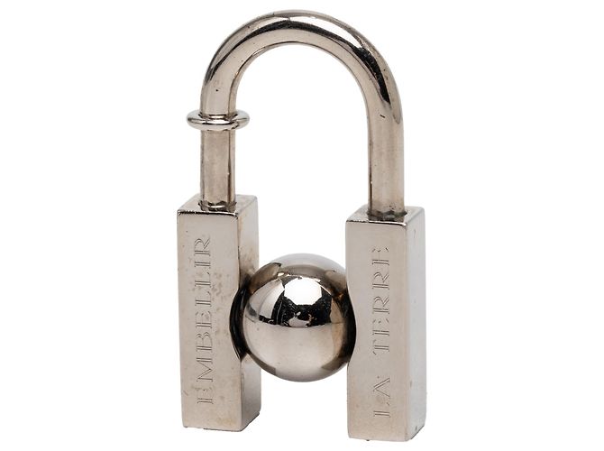 Charm Cadena Hermès Argento Placcato Palladio L Homme Peut Embellir La Terre - vista 2
