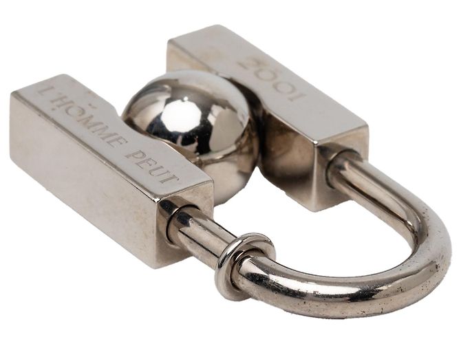 Charm Cadena Hermès Argento Placcato Palladio L Homme Peut Embellir La Terre - vista 4