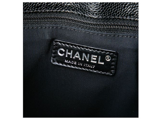 Tote Grand Shopping in Caviar Nero Chanel - vista 5