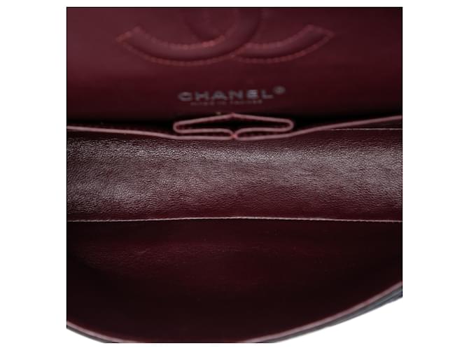 Chanel Black Medium Classic Lambskin Double Flap Nero - vista 4