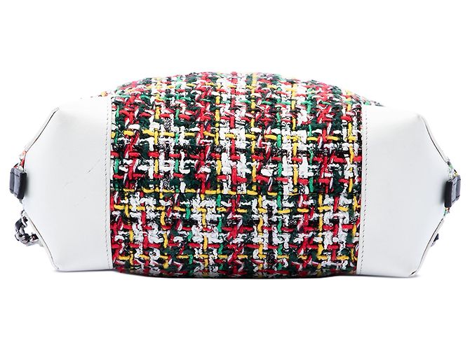 Camera Borsa a tracolla Chanel Red Tweed Street Allure - vista 4