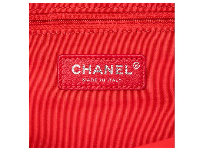 Camera Borsa a tracolla Chanel Red Tweed Street Allure - vista 6