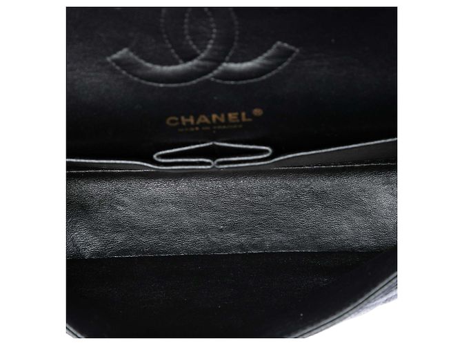 Chanel Black Medium Classic Caviar Double Flap Nero - vista 4