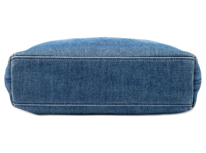 Chanel Blue CC Denim Tote Blau - Ansicht 3