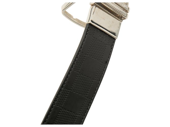 Cinturón reversible Louis Vuitton Black Damier Infini Boston Negro - Ansicht 5