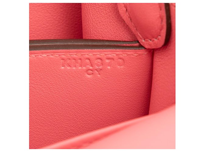 Hermès Sac Roulis 18 Mini Evercolor Rosa - vista 6