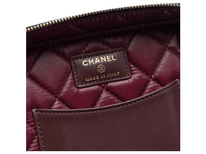 Vanity Beauty case Chanel Black Medium CC Quilted Caviar Nero - vista 5