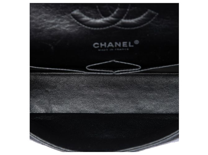 Chanel Black Medium Classic Caviar Double Flap Nero - vista 4