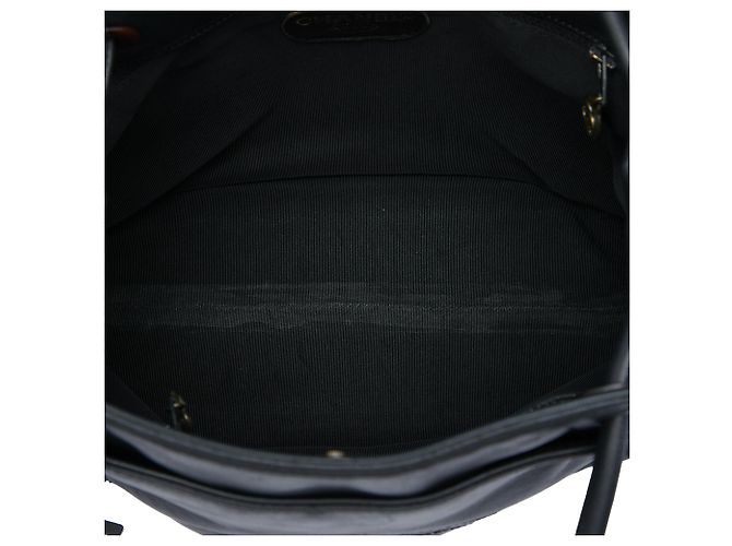 Borsa a tracolla Chanel Black CC in agnello con nappa e nappa Nero - vista 4