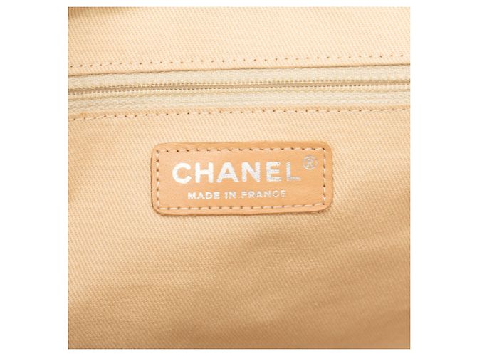 Tote Chanel Blue Quilted Denim CC Camellia - vista 5