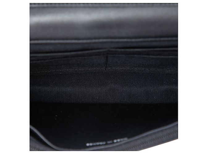 Chanel Black CC gesteppte Patentleder Wallet On Chain Schwarz - Ansicht 4