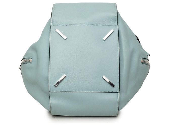 Borsa a tracolla Hammock in pelle blu LOEWE Medium Blu chiaro - vista 3