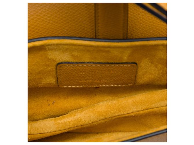 Borsa Saddle Dior in pelle di vitello granulata marrone Marrone chiaro - vista 4