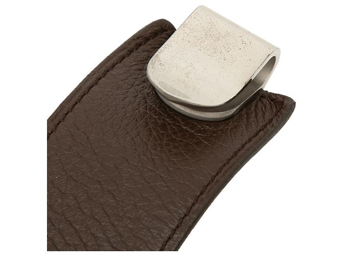 Cinturón Clemence marrón Hermès Castaño Marrón oscuro - vista 5