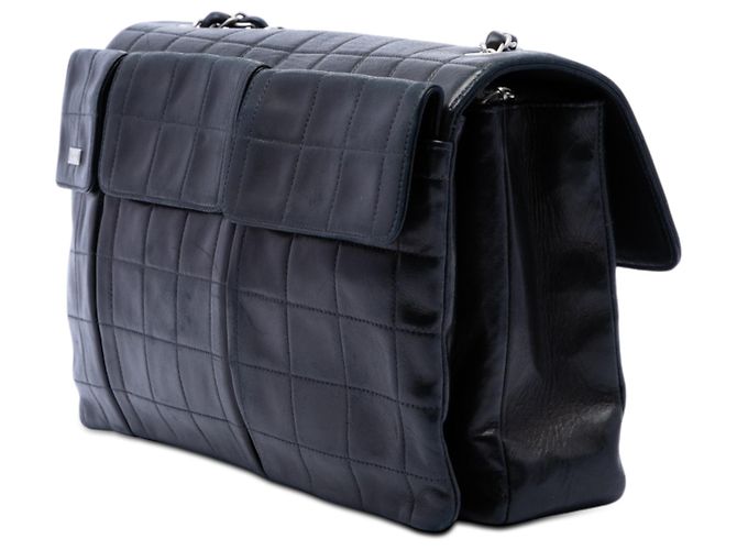 Chanel Black Chocolate Bar Lambskin Reissue 2.55 Single Flap Nero - vista 2