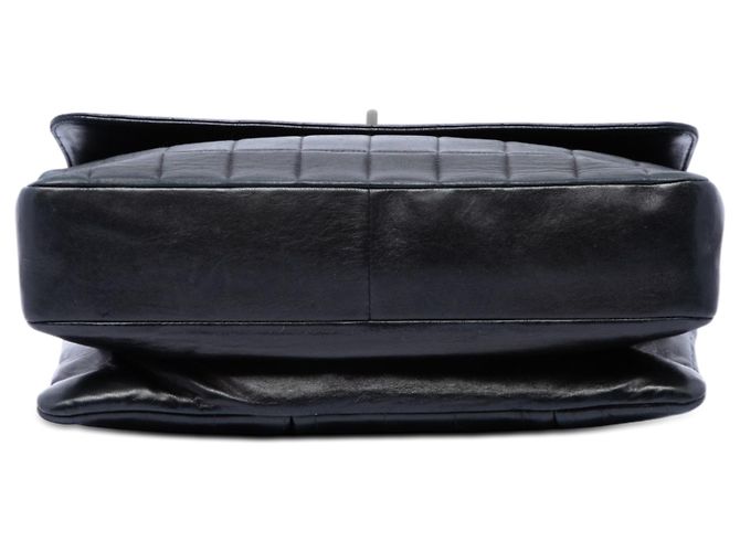 Chanel Black Chocolate Bar Lambskin Reissue 2.55 Single Flap Nero - vista 3