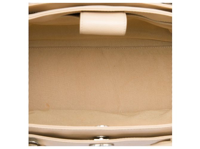 Borsa Tote Executive Cerf in pelle di vitello marrone Medium Chanel Beige - vista 4