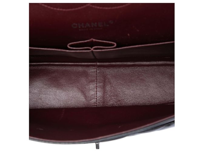 Chanel Black Jumbo Classic Lambskin Double Flap Nero - vista 4