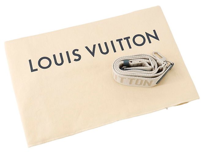 Tote Weekend Louis Vuitton Monogram Washed Denim NM Blu Monogramma - vista 18