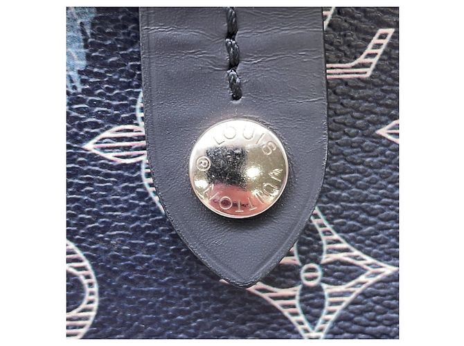 Borsa a Spalla Louis Vuitton Monogram Blu navy Monogramma - vista 11