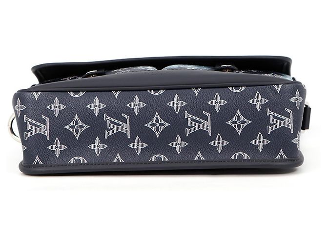 Borsa a Spalla Louis Vuitton Monogram Blu navy Monogramma - vista 3