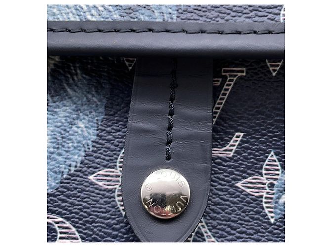 Borsa a Spalla Louis Vuitton Monogram Blu navy Monogramma - vista 7