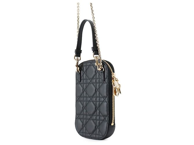 Borsa Christian Dior Lady Call'in Nero - vista 2