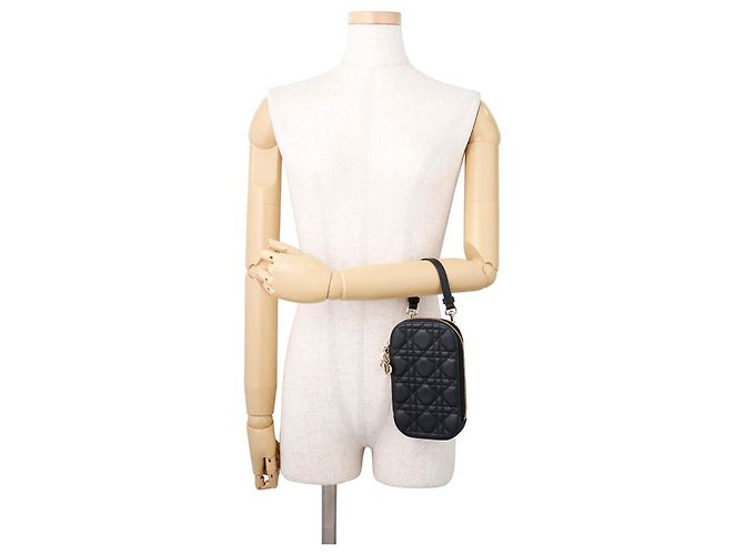 Borsa Christian Dior Lady Call'in Nero - vista 4