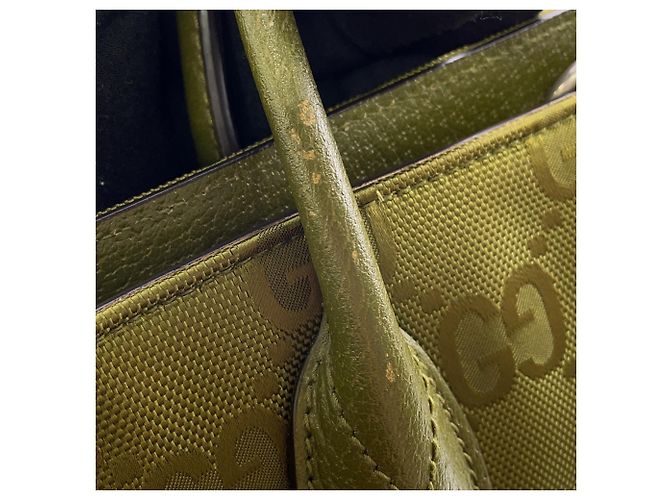 Gucci Off the Grid Nylon Tote Bag Grün - Ansicht 12