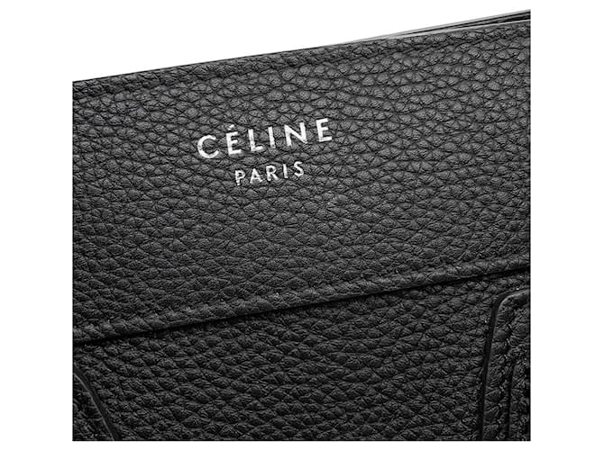Luggage Céline Borsa in pelle nera Celine Nero - vista 13
