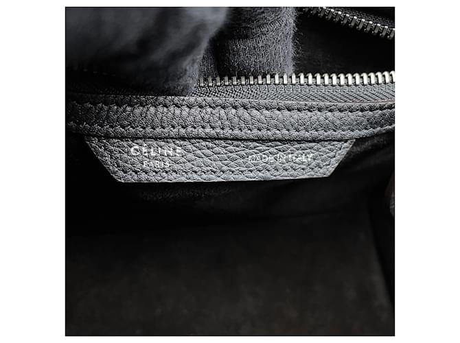 Luggage Céline Borsa in pelle nera Celine Nero - vista 14